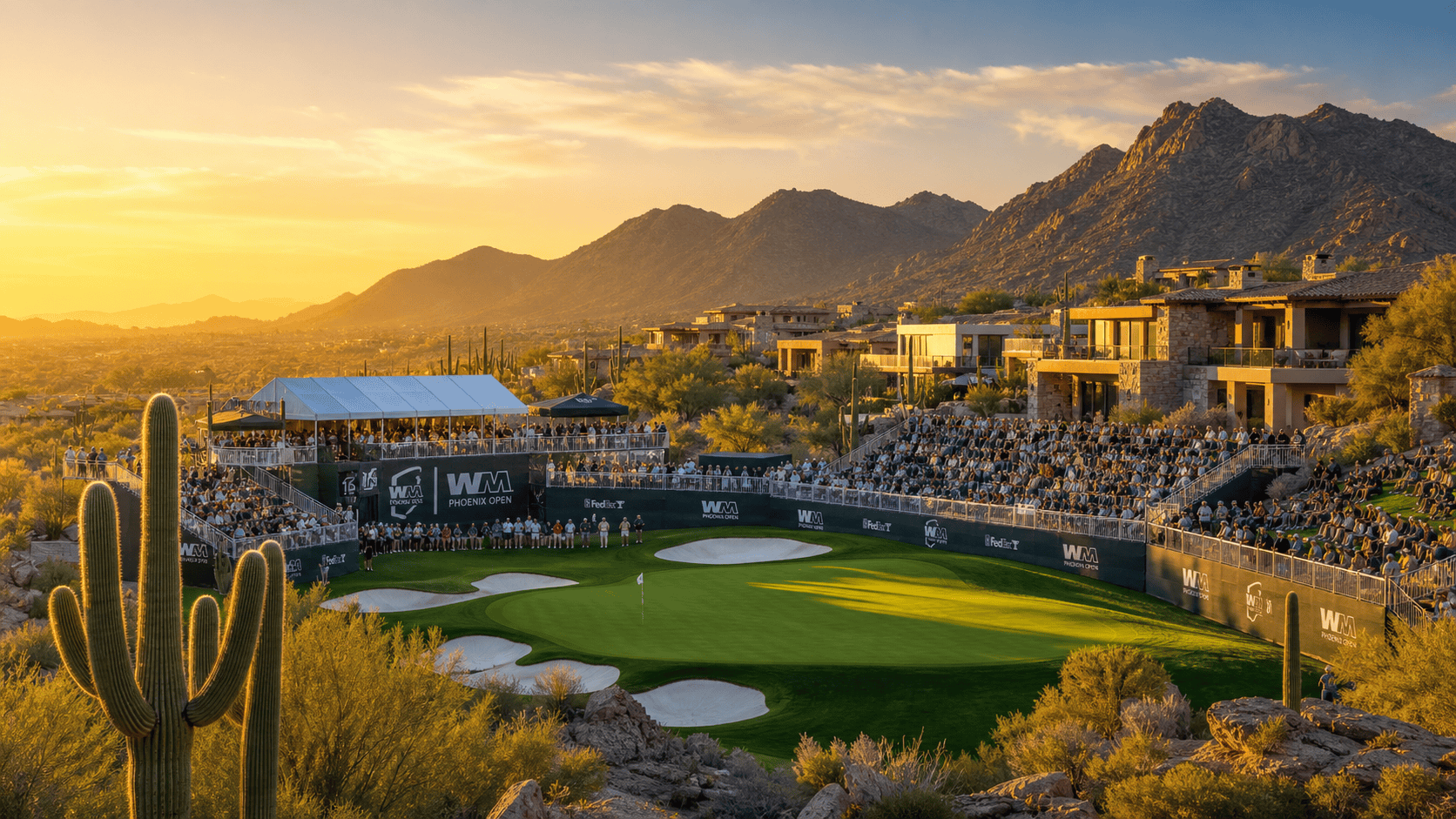 AI depiction of the WM Phoenix Open